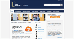 Desktop Screenshot of library.ulster.ac.uk